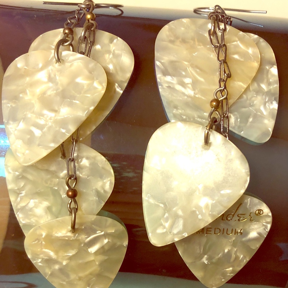 Fender Guitar Pick Earrings